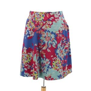 REI Skirt Northway Floral Skirt‎ size Large Zip Pocket Y2K Cottagecore